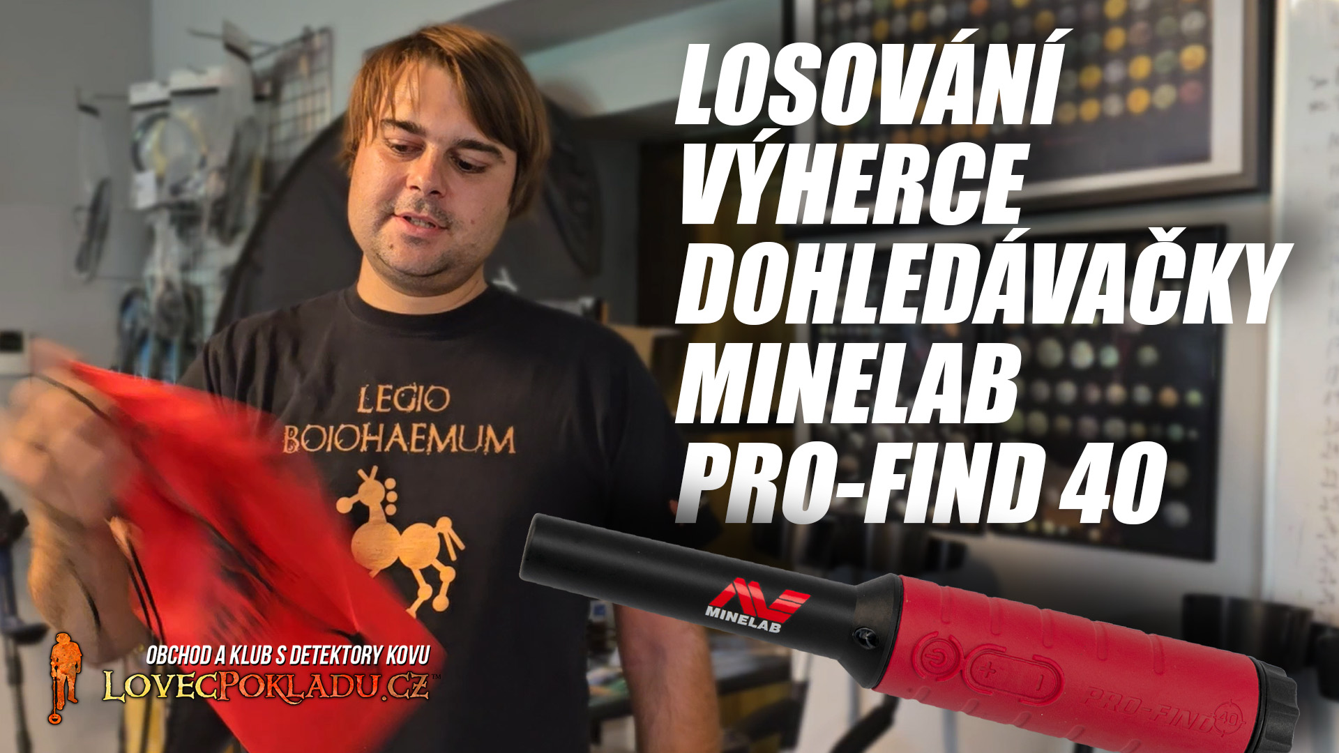 losování soutěže o dohledávačku Pro Find 40